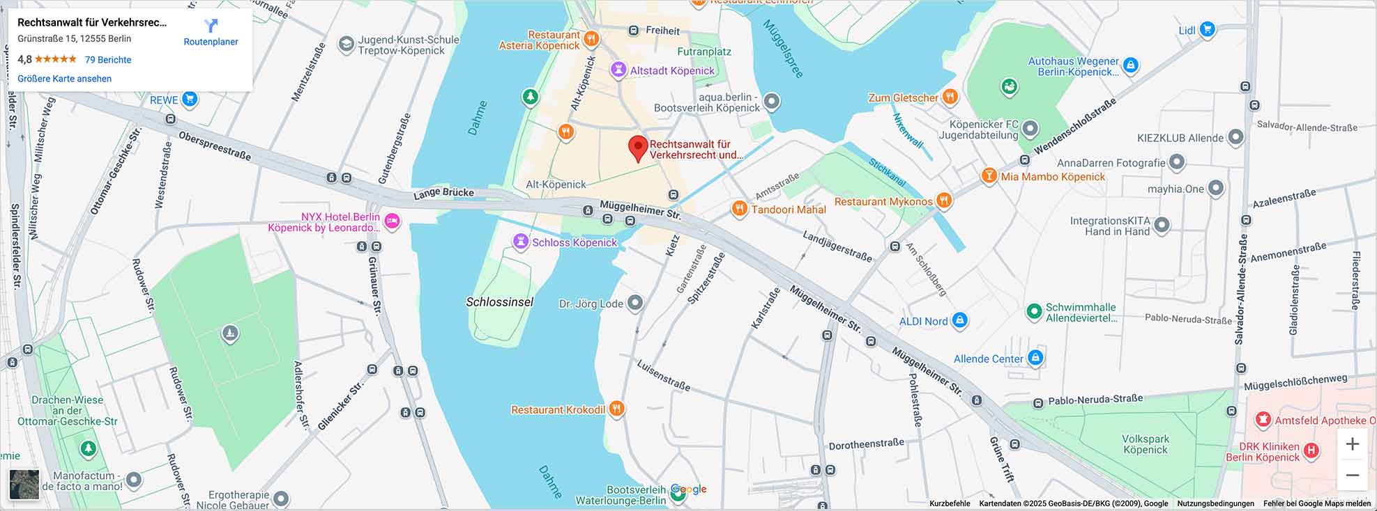 Rechtsanwalt Köpenick Doreen Spieß Maps